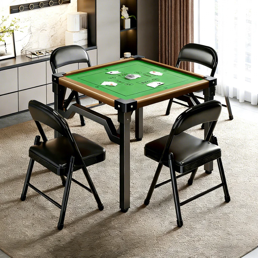 Wholesale Luxury Chinese 2-in-1 Dining Poker Mahjong Table with Foldable 4 Legs Only Includes The Table, Excluding Chairs
Wholesale Luxury Chinese 2-in-1 Dining Poker Mahjong Table with Foldable 4 Legs Only Includes The Table, Excluding Chairs