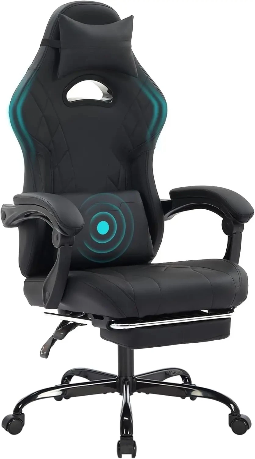 Игровое кресло Эргономичное офисное кресло с регулируемым подголовником на пояснице
Игровое кресло Эргономичное офисное кресло с регулируемым подголовником на пояснице