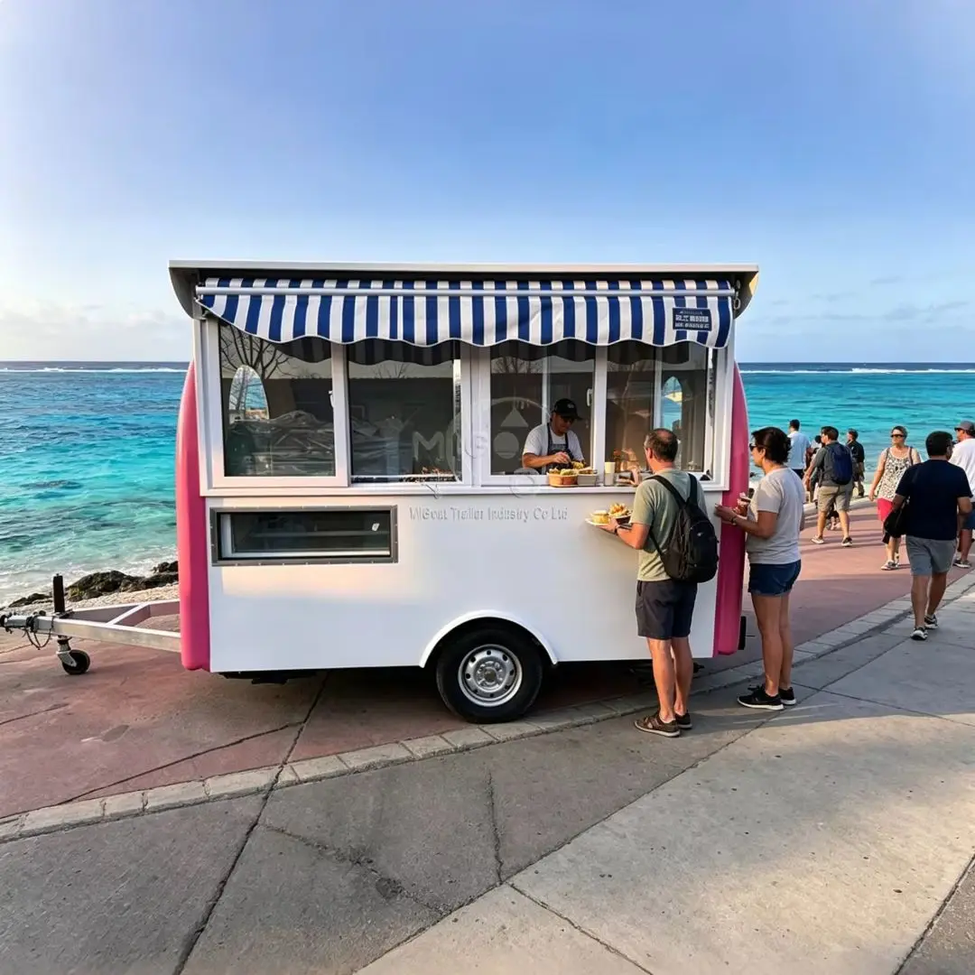 Multi-Panel Service Window Mini Concession Trailer with Built-in Undercounter Refrigerator Wrap Ready for Custom Logo Printing
Multi-Panel Service Window Mini Concession Trailer with Built-in Undercounter Refrigerator Wrap Ready for Custom Logo Printing