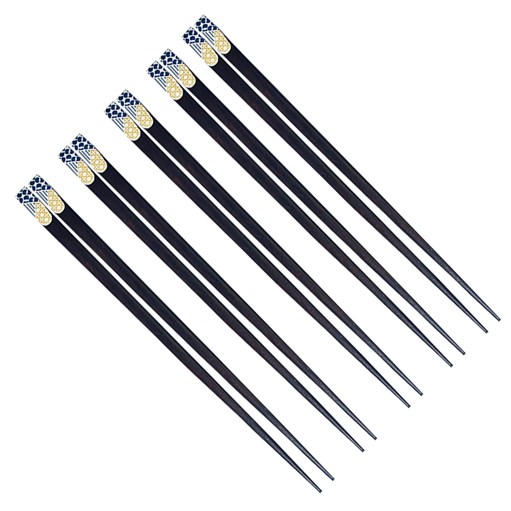 5Pairs Japanese Style Wood Chopsticks Home Printed Tableware Set Reusable Chopsticks Dishwasher Safe Household Users
5Pairs Japanese Style Wood Chopsticks Home Printed Tableware Set Reusable Chopsticks Dishwasher Safe Household Users