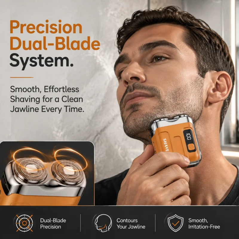 New Outdoor Travel Use Magnetic Detachable Cutter Head Electric Razor Whole Body Washable Mini Portable Electric Shaver for Men
New Outdoor Travel Use Magnetic Detachable Cutter Head Electric Razor Whole Body Washable Mini Portable Electric Shaver for Men