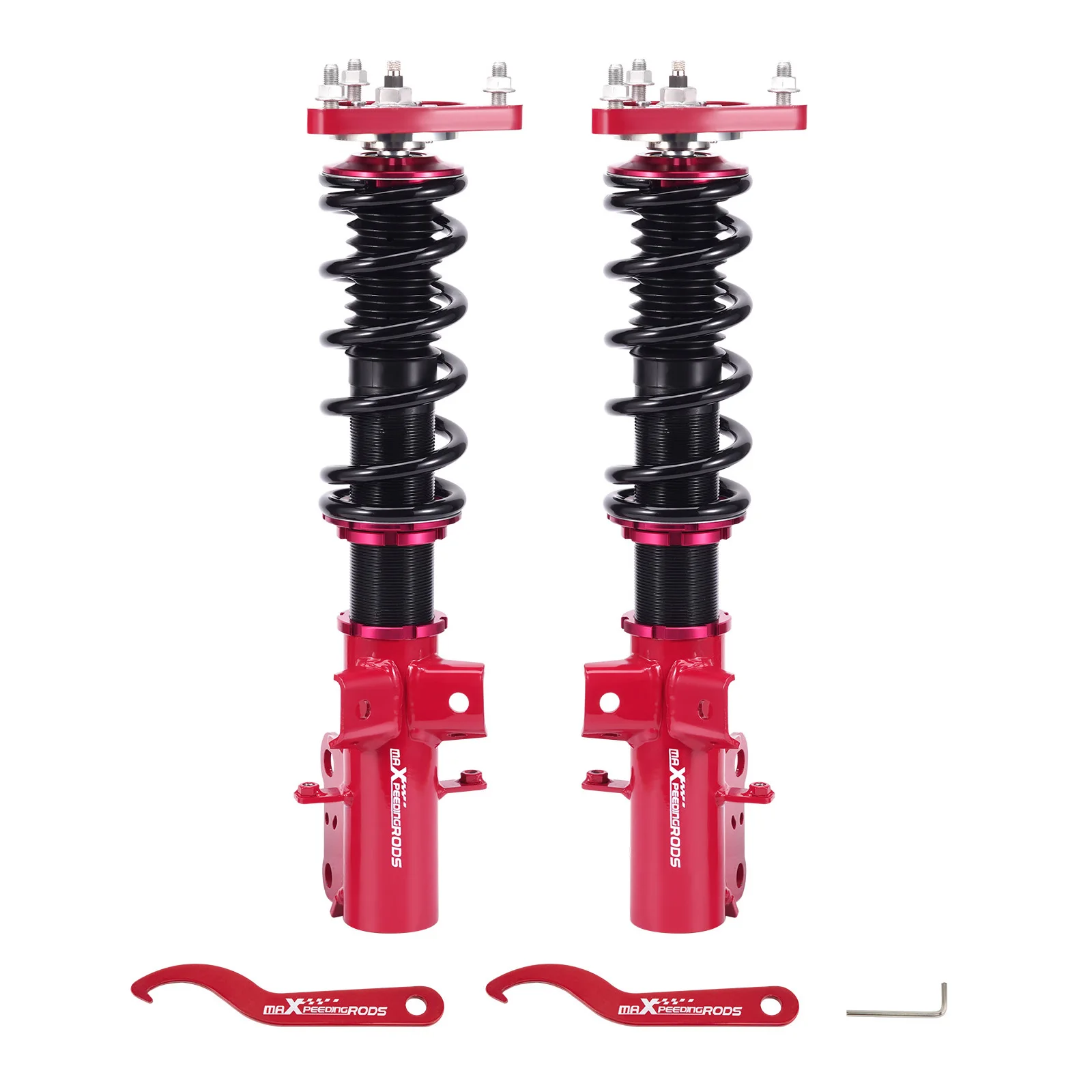 MaXpeedingrods 24 Level Damping Front Coilover Kit for Ford Mustang 2015-2023
MaXpeedingrods 24 Level Damping Front Coilover Kit for Ford Mustang 2015-2023