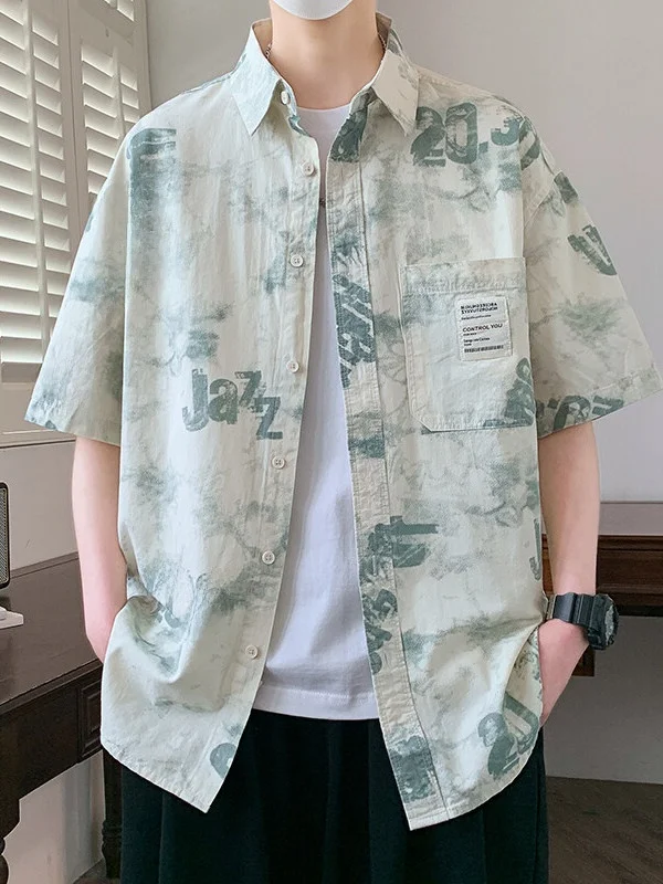 Loose Casual ort Sve Men's irt Trendy Youth Spring Commute Sle Regular Fit Linen Blend Casual Faion
Loose Casual ort Sve Men's irt Trendy Youth Spring Commute Sle Regular Fit Linen Blend Casual Faion