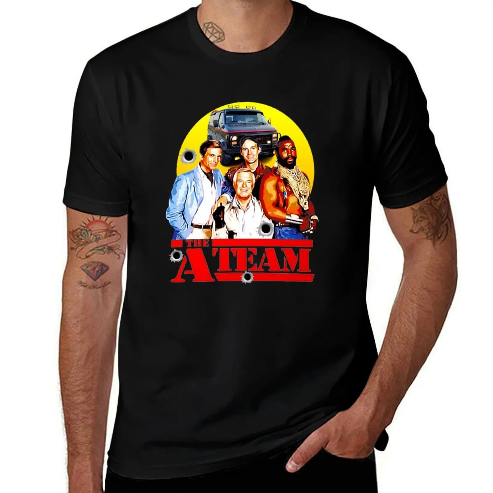 All-risk agency, the a team T-Shirt man t shirts cotton man tshirt T-Shirt
All-risk agency, the a team T-Shirt man t shirts cotton man tshirt T-Shirt