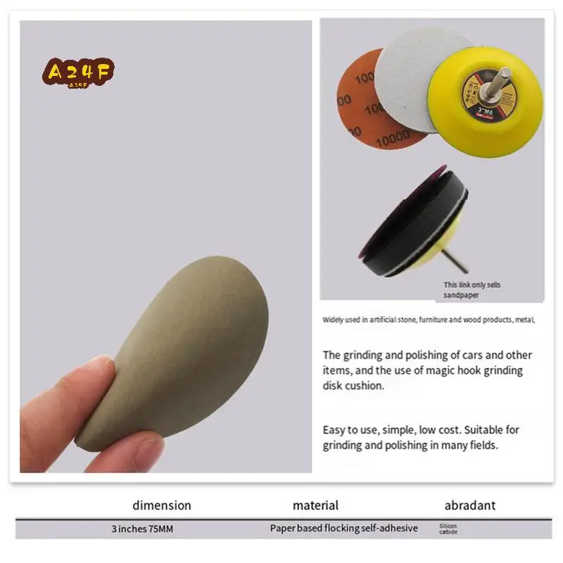 A24F-Wet And Dry Sandpaper, Polishing Sandpaper Pads For Automatic Polishing Or Stretching
A24F-Wet And Dry Sandpaper, Polishing Sandpaper Pads For Automatic Polishing Or Stretching