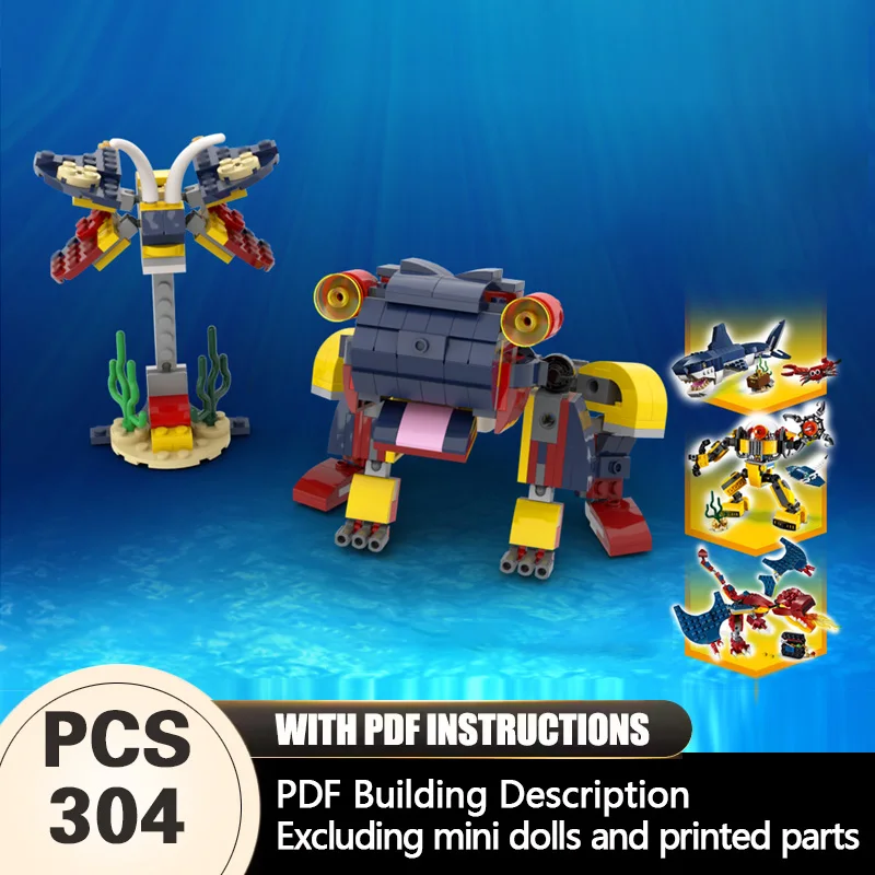 Creators Animal Series Model MOC Building Bricks 3in1 Frog & Moth Modular Technology Gifts Holiday Assemble Children Toys Suit
Creators Animal Series Model MOC Building Bricks 3in1 Frog & Moth Modular Technology Gifts Holiday Assemble Children Toys Suit