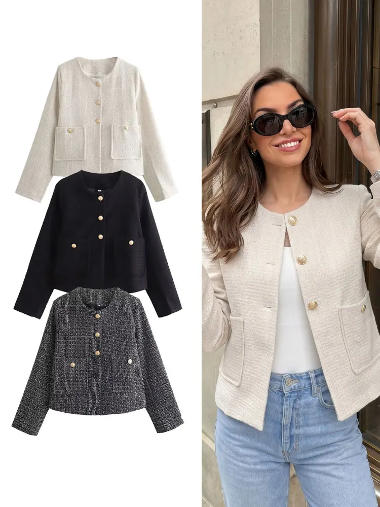 HH Women Elegant Straight Jacket 2026 Autumn New Fashion Long Sleeve Single Breasted Pocket Beige Jacket Office Lady Coats
HH Women Elegant Straight Jacket 2026 Autumn New Fashion Long Sleeve Single Breasted Pocket Beige Jacket Office Lady Coats