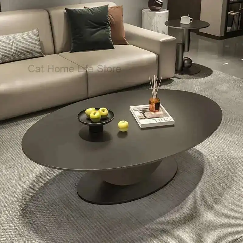 Designer Minimalist Coffee Table Oval Living Room Black Home Modern House Luxury Mesa De Centro Sala Sedentary Furniture
Designer Minimalist Coffee Table Oval Living Room Black Home Modern House Luxury Mesa De Centro Sala Sedentary Furniture