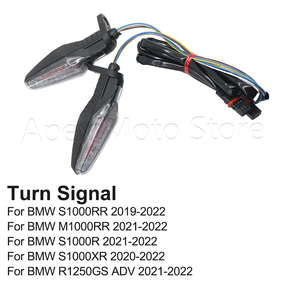 Motorcycle LED Turn Signal Indicator Light For BMW S1000RR S1000R S1000 R RR M1000RR S1000XR R1250GS ADV 2019 2020 2021 2022
Motorcycle LED Turn Signal Indicator Light For BMW S1000RR S1000R S1000 R RR M1000RR S1000XR R1250GS ADV 2019 2020 2021 2022