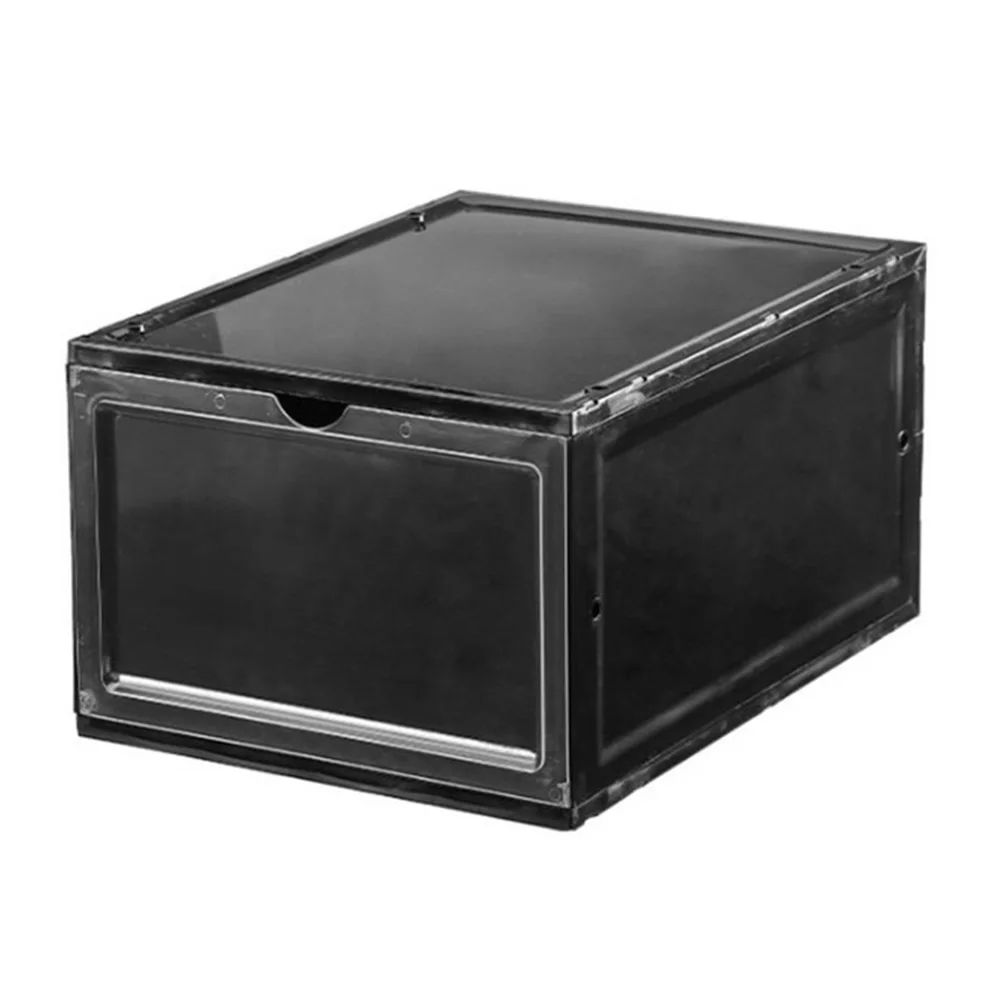 1pc Durable Plastic Foldable Clamshell Design Shoe Storage Box Transparent Stackable Sneaker Containers Home
1pc Durable Plastic Foldable Clamshell Design Shoe Storage Box Transparent Stackable Sneaker Containers Home