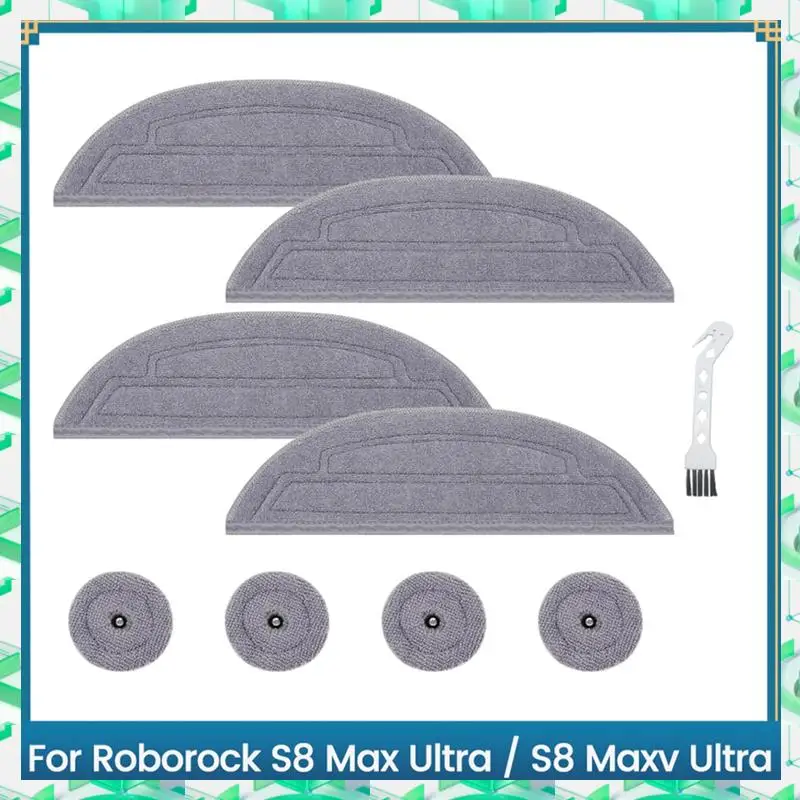 FIZP Vibrations Mop Cloths + Edgewise Mop Cloths For Roborock S8 Max Ultra / S8 Maxv Ultra Robot Vacuum Cleaner Accessories
FIZP Vibrations Mop Cloths + Edgewise Mop Cloths For Roborock S8 Max Ultra / S8 Maxv Ultra Robot Vacuum Cleaner Accessories