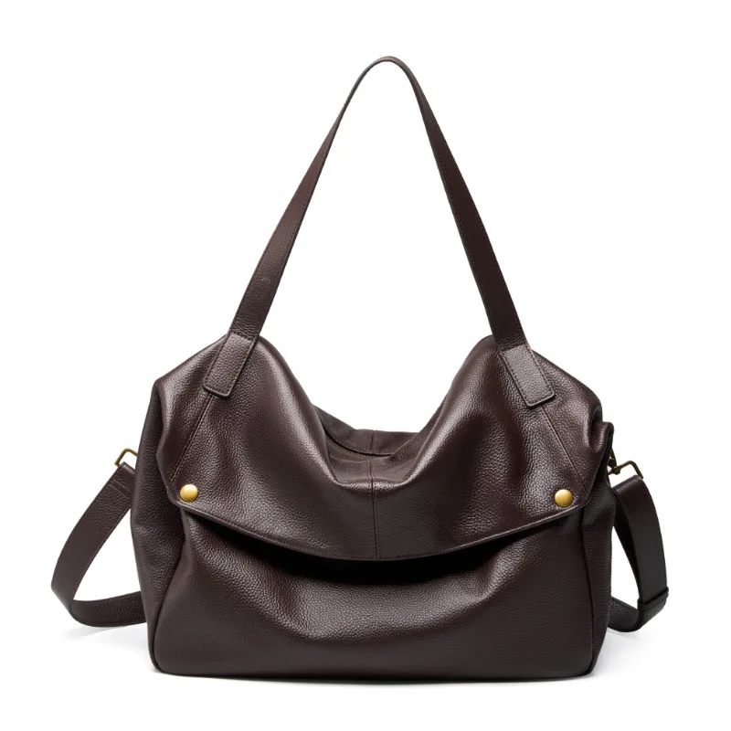 2025 New Large Capacity Shoulder Leather Big Bag European and American Style Soft Leather Tote Bag Simple Casual Women's Bag
2025 New Large Capacity Shoulder Leather Big Bag European and American Style Soft Leather Tote Bag Simple Casual Women's Bag