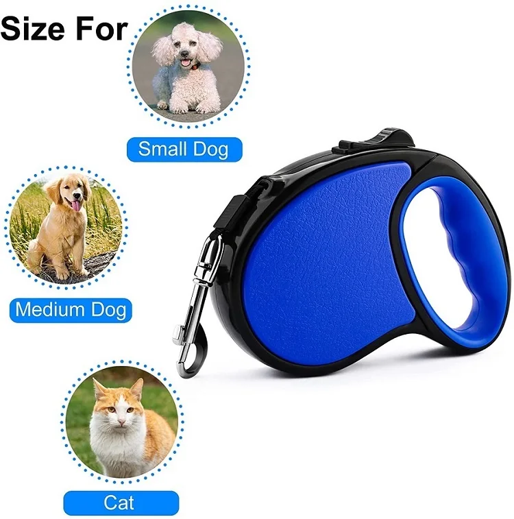 3M 5M Dog Walking Leash for Small Medium Large Dogs up to 110lbs No Tangle Retractable Dog Leash
3M 5M Dog Walking Leash for Small Medium Large Dogs up to 110lbs No Tangle Retractable Dog Leash