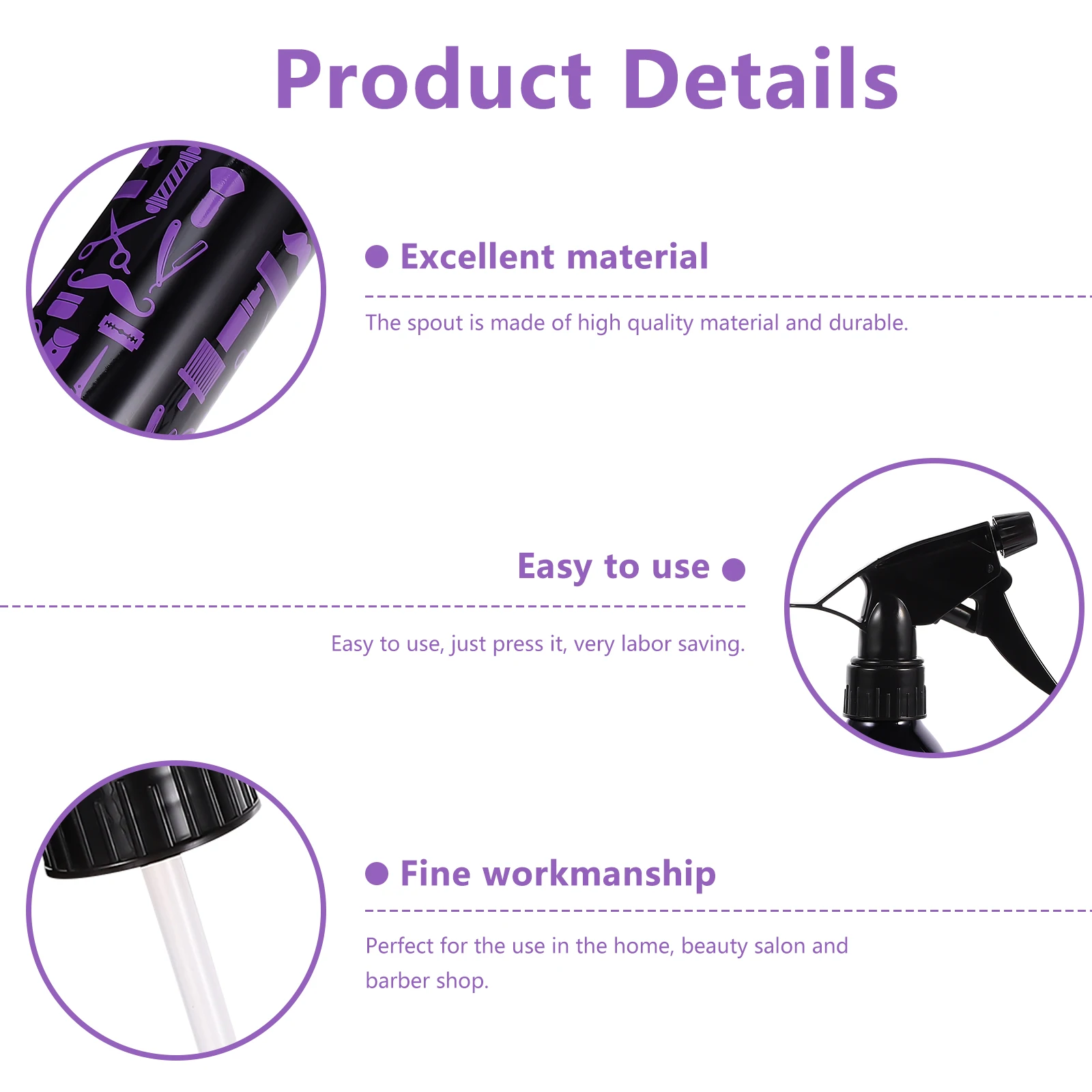 Spray Bottles Salon Sprayer Hairdressing Watering Can Cleaning Solutions Home Beauty Barber Durable Compact Size Moisturize
Spray Bottles Salon Sprayer Hairdressing Watering Can Cleaning Solutions Home Beauty Barber Durable Compact Size Moisturize