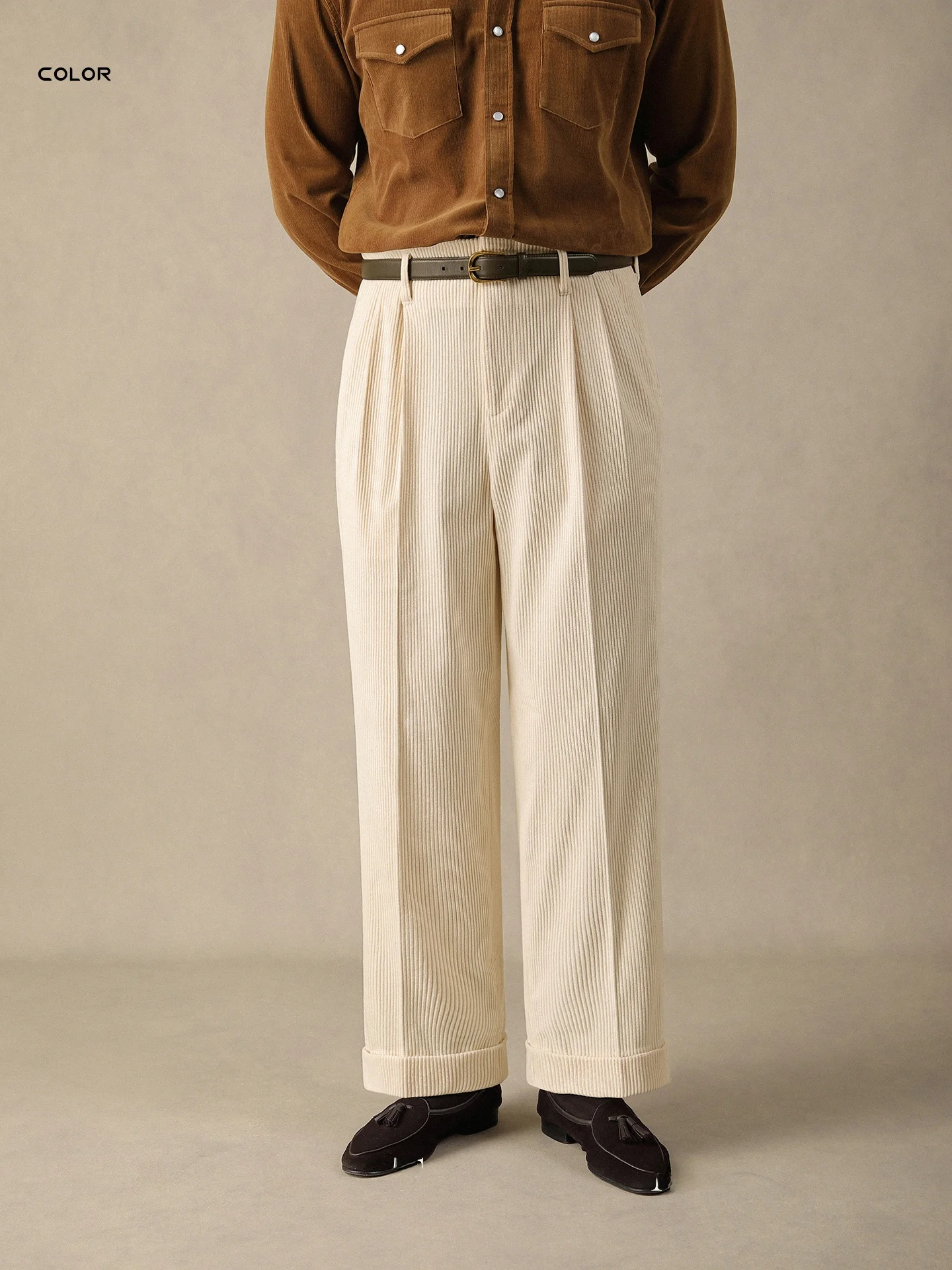 Corduroy Straight Leg Men's Winter Warm Pred Casual Long Pants Busin Gentleman High Waist Trousers
Corduroy Straight Leg Men's Winter Warm Pred Casual Long Pants Busin Gentleman High Waist Trousers