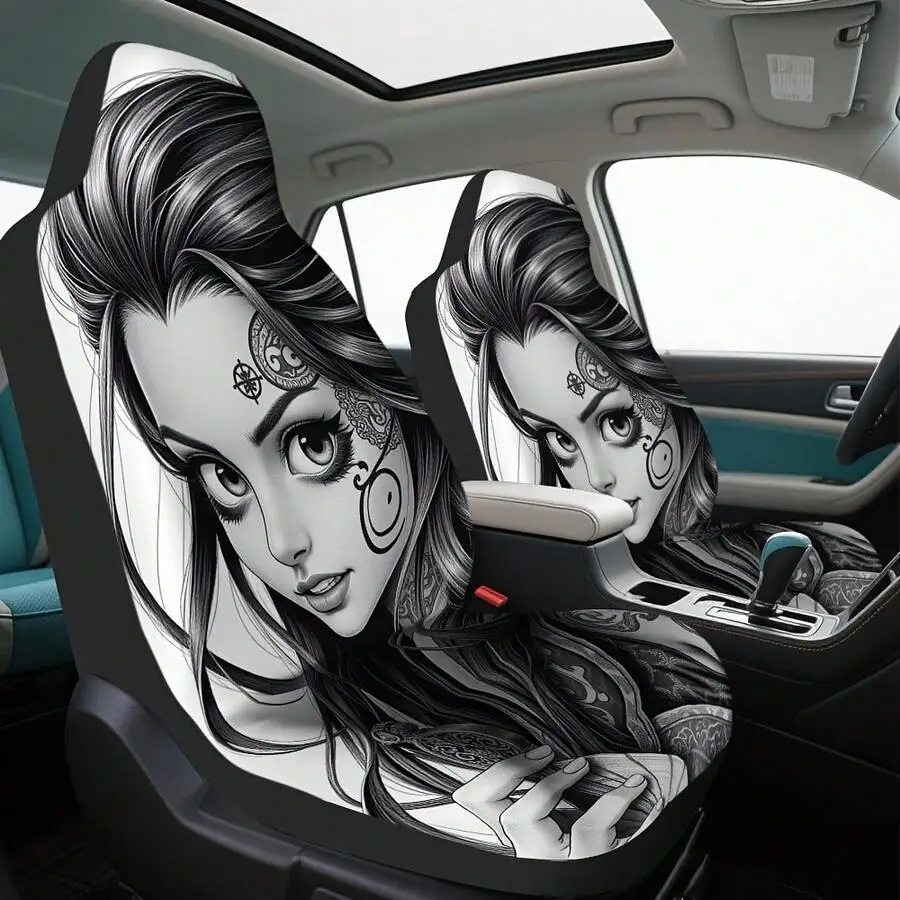 Anime Style Car Seat Covers 2 Piece Set For Front Seats Durable Foldable Interior Decor
Anime Style Car Seat Covers 2 Piece Set For Front Seats Durable Foldable Interior Decor