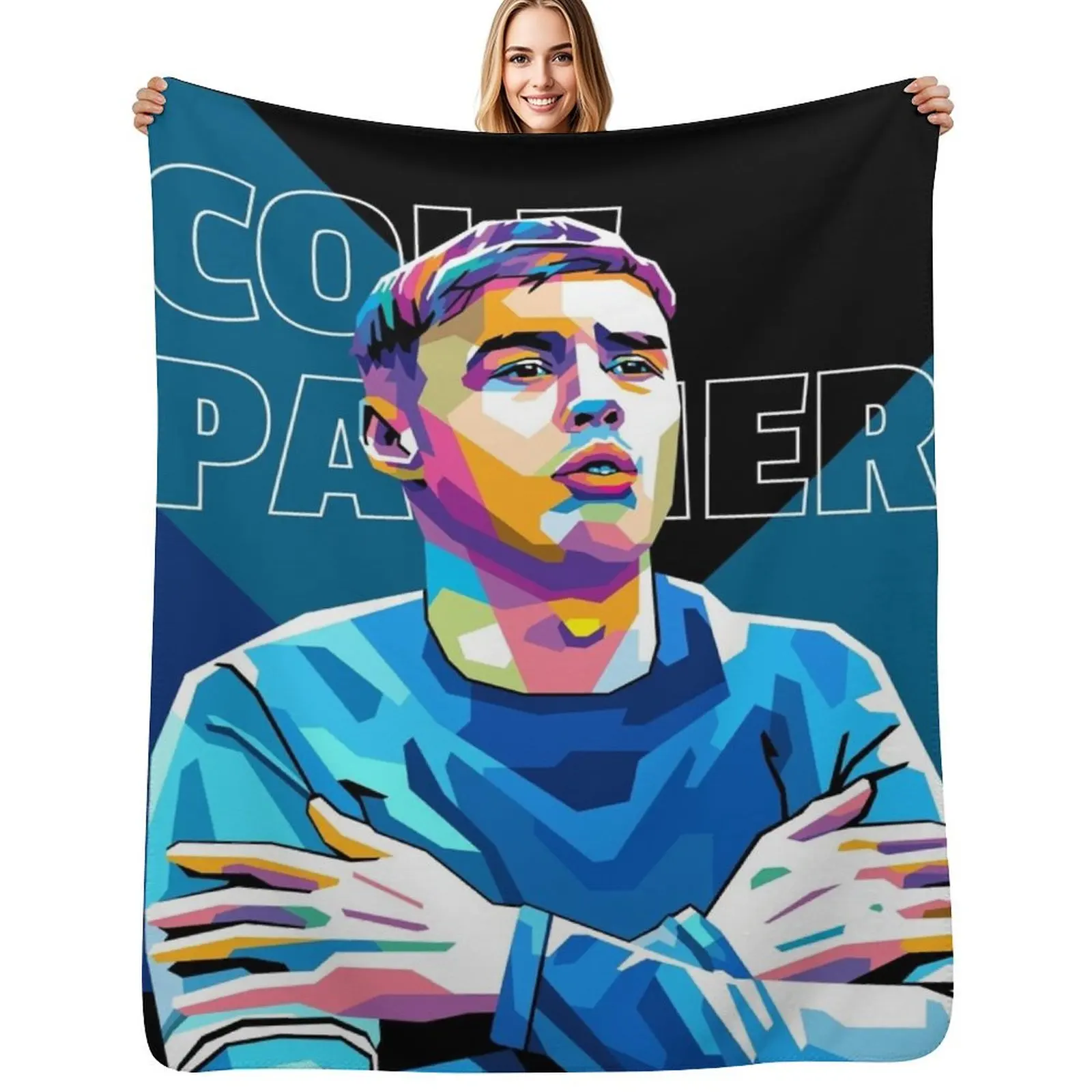 Cole Palmer in WPAP Style Throw Blanket Bed Sofa Luxury St Blanket
Cole Palmer in WPAP Style Throw Blanket Bed Sofa Luxury St Blanket