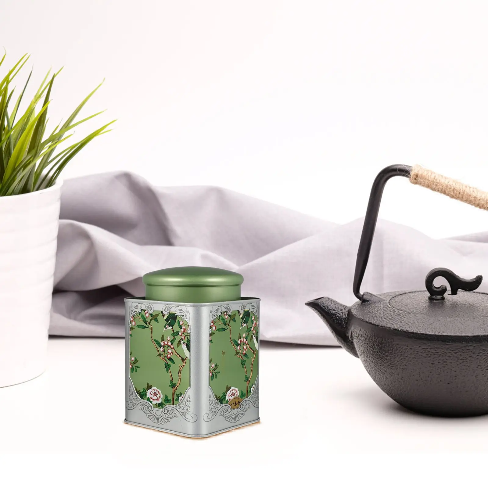 Square Sealed Canister Tinplate Cans Green Jar Snacks Boxes Airtight Storage Candies Snacks Boxes Kitchen Bar Supplies
Square Sealed Canister Tinplate Cans Green Jar Snacks Boxes Airtight Storage Candies Snacks Boxes Kitchen Bar Supplies