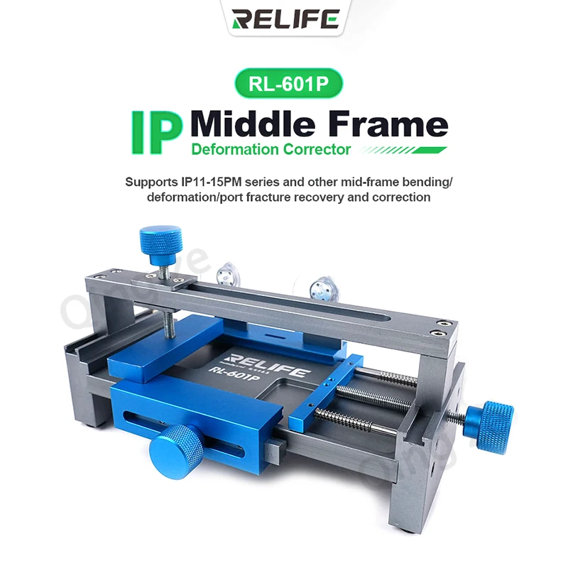 RELIFE RL-601P Multifunctional Middle Frame Corrector for IPhone 11-15PM Android Bending/Transformation Correction and Recovery
RELIFE RL-601P Multifunctional Middle Frame Corrector for IPhone 11-15PM Android Bending/Transformation Correction and Recovery
