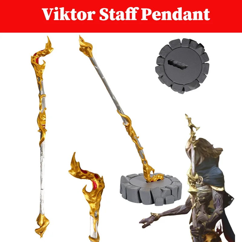 2024 Game LOL TV 2 Arcane Viktor Staff Pendant Accessories Cosplay Props House Decoration Hallloween Party Home Decor Ornament 
2024 Game LOL TV 2 Arcane Viktor Staff Pendant Accessories Cosplay Props House Decoration Hallloween Party Home Decor Ornament