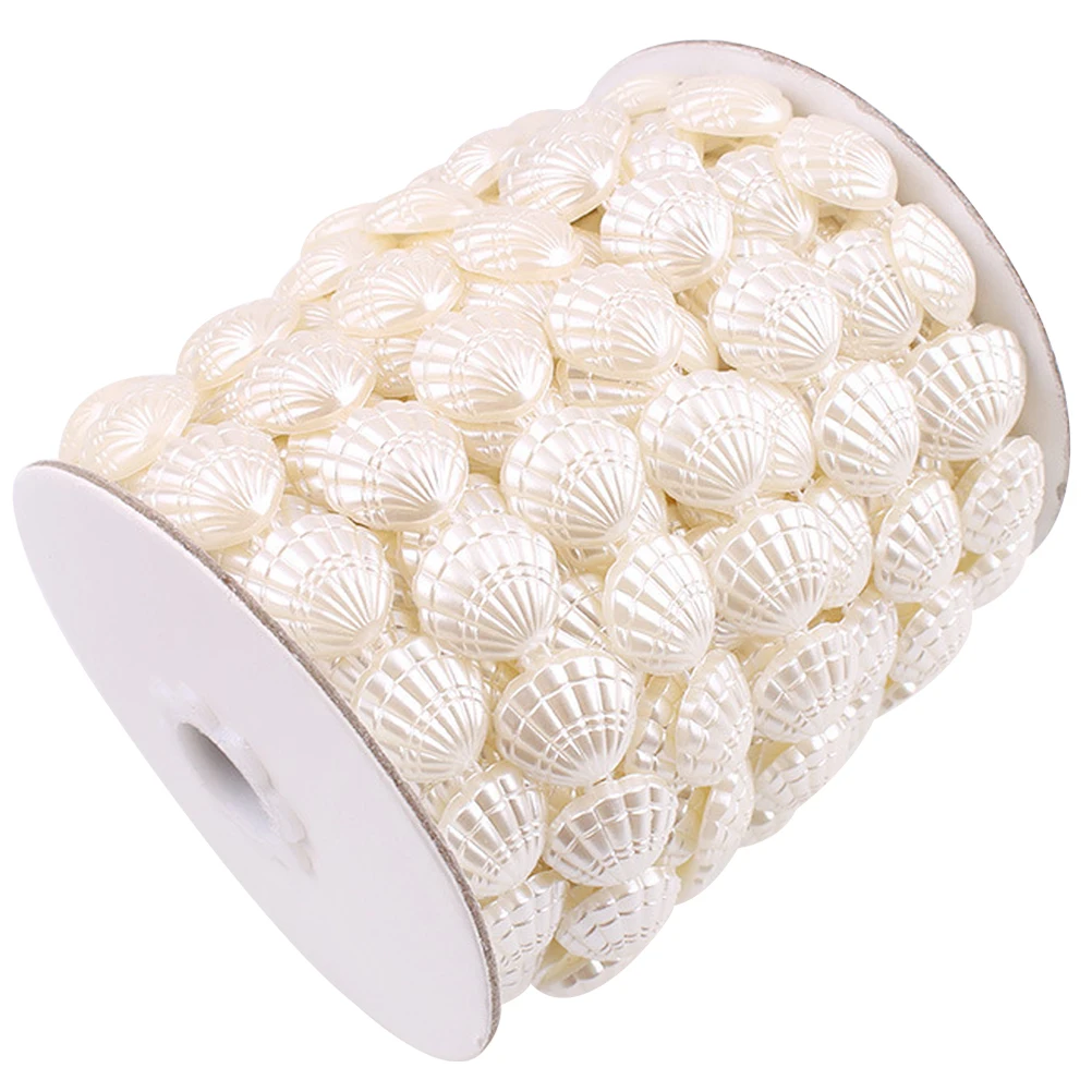 Imitation Pearl Jewelry Fake Conch Beads DIY Accessories Wedding Curtain Shell Charms Beading Kits ABS Material Long
Imitation Pearl Jewelry Fake Conch Beads DIY Accessories Wedding Curtain Shell Charms Beading Kits ABS Material Long