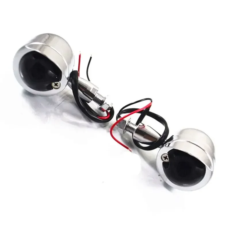 Chrome Turn Signal Light W/ Visor For Harley Honda Kawasaki Suzuki Yamaha CB XL
Chrome Turn Signal Light W/ Visor For Harley Honda Kawasaki Suzuki Yamaha CB XL