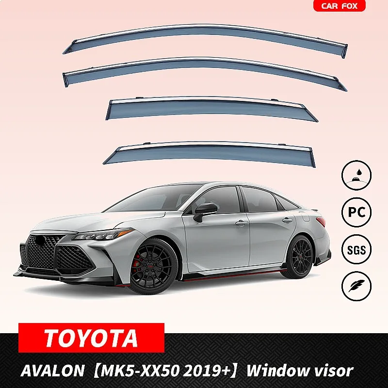 For Toyota Avalon 2013-2019 Car Window Visor Rain Sun Shade Side Shield Auto Accessories
For Toyota Avalon 2013-2019 Car Window Visor Rain Sun Shade Side Shield Auto Accessories