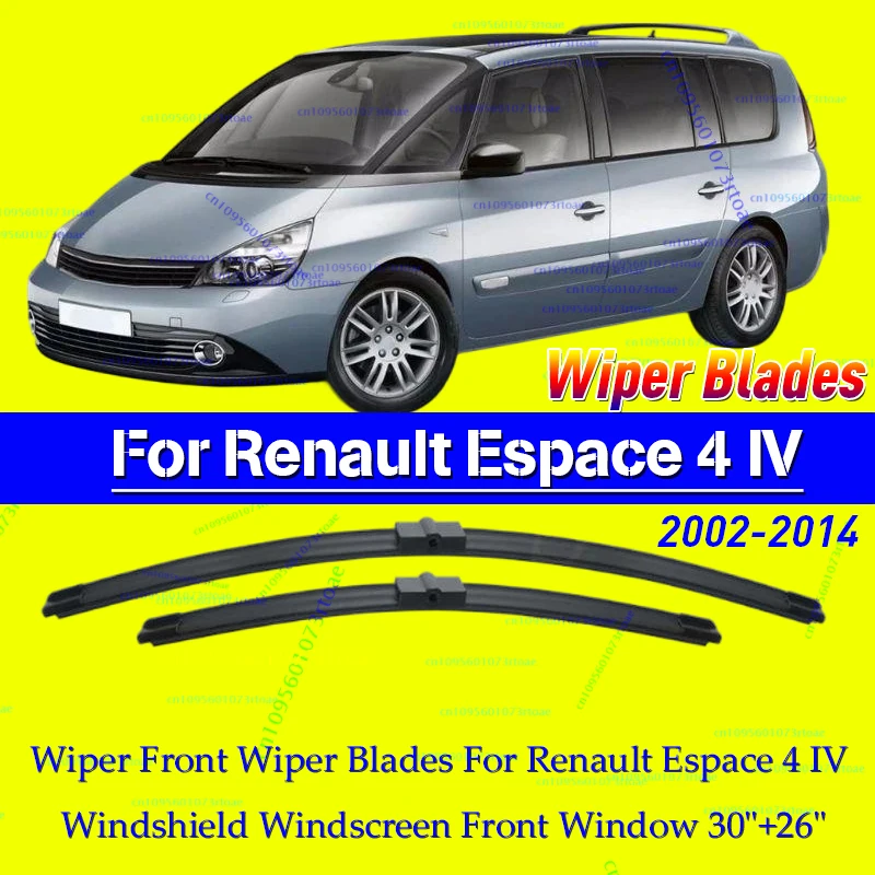 Wiper Front Wiper Blades For Renault Espace 4 IV 2002-2014 2003 2004 2005 2006 2007 Windshield Windscreen Front Window 30"+26"
Wiper Front Wiper Blades For Renault Espace 4 IV 2002-2014 2003 2004 2005 2006 2007 Windshield Windscreen Front Window 30"+26"