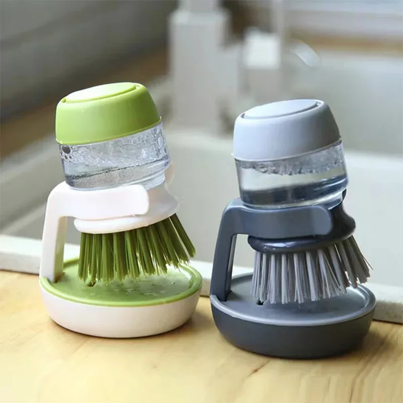 Automatic Liquid Dishwashing Brush Kitchen Household Dishwashing Brush Cleaning Kitchen Soap Dispenser Brush Gray/green Limpieza
Automatic Liquid Dishwashing Brush Kitchen Household Dishwashing Brush Cleaning Kitchen Soap Dispenser Brush Gray/green Limpieza