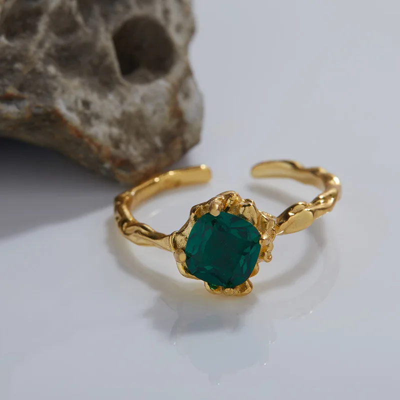 Korean StyleinsUnique Design Sense Personality Irregular Inlaid Zircon Texture FeelS925Pure Silver Open Ring for Women
Korean StyleinsUnique Design Sense Personality Irregular Inlaid Zircon Texture FeelS925Pure Silver Open Ring for Women