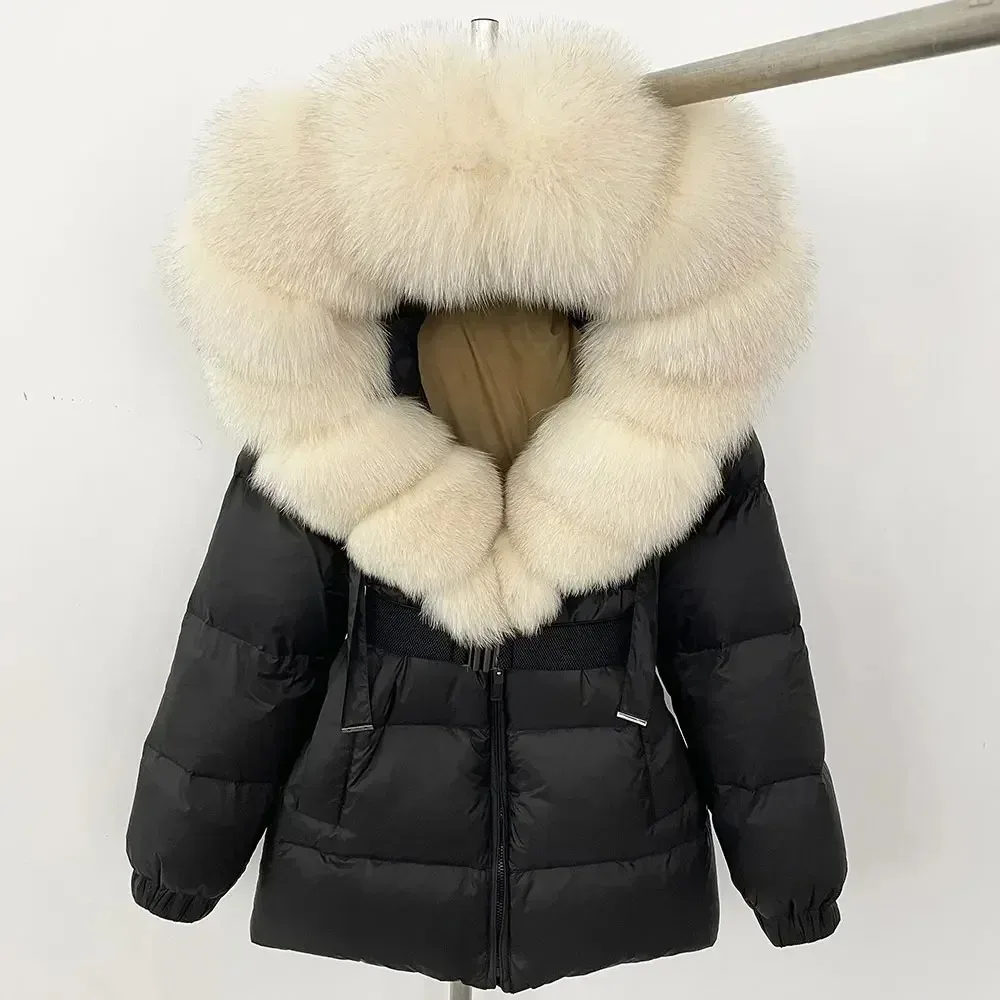 90% White Duck Down Coat Women's Parkas 2026 Winter Puffer Jacket Women Real Fox Fur Hooded Thick Warm Female Parkas Waterproof
90% White Duck Down Coat Women's Parkas 2026 Winter Puffer Jacket Women Real Fox Fur Hooded Thick Warm Female Parkas Waterproof