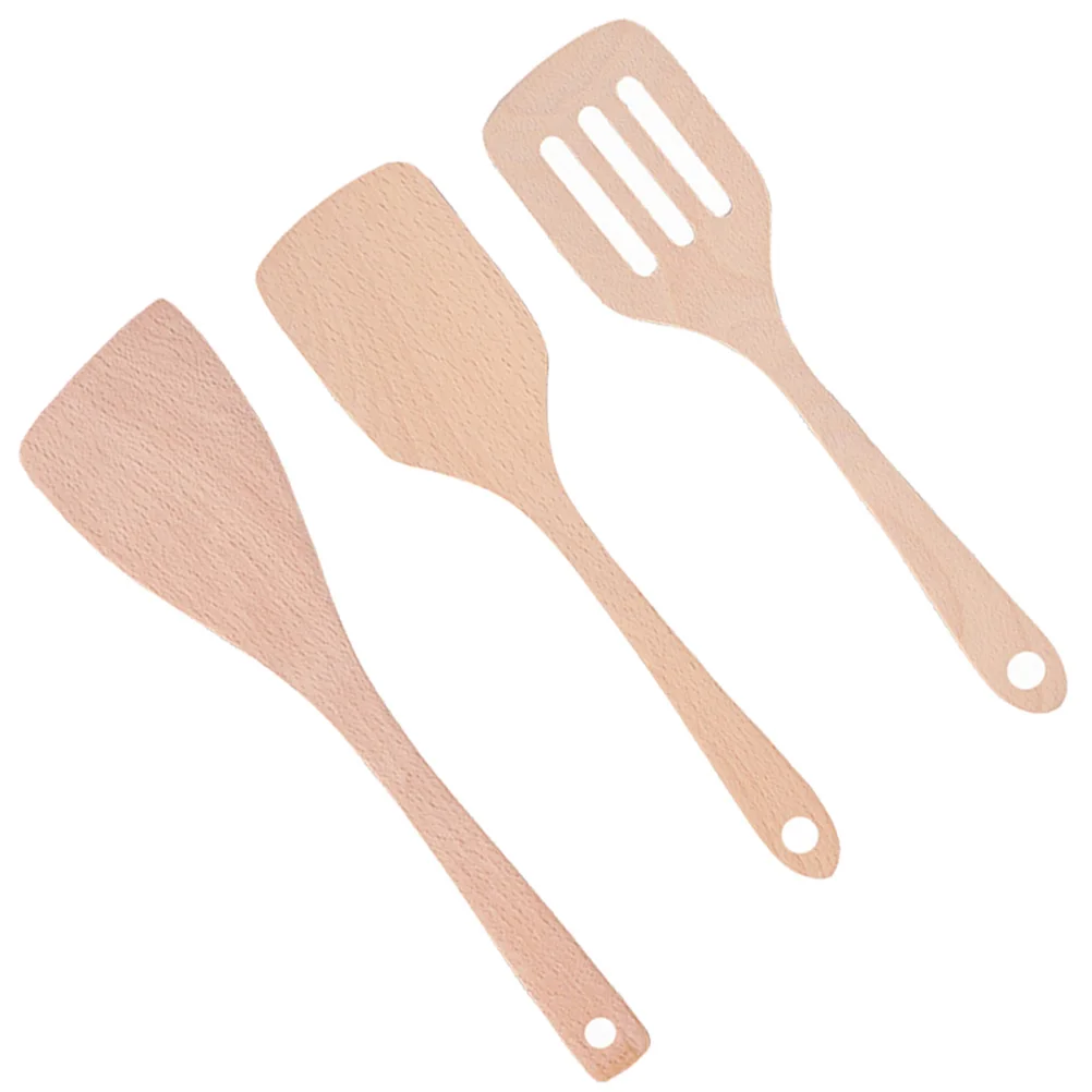 3pcs Kitchen Utensils Set Wooden Cooking Spatula Eco Friendly Turner Sauté Paddle Safe Non Stick Surface
3pcs Kitchen Utensils Set Wooden Cooking Spatula Eco Friendly Turner Sauté Paddle Safe Non Stick Surface