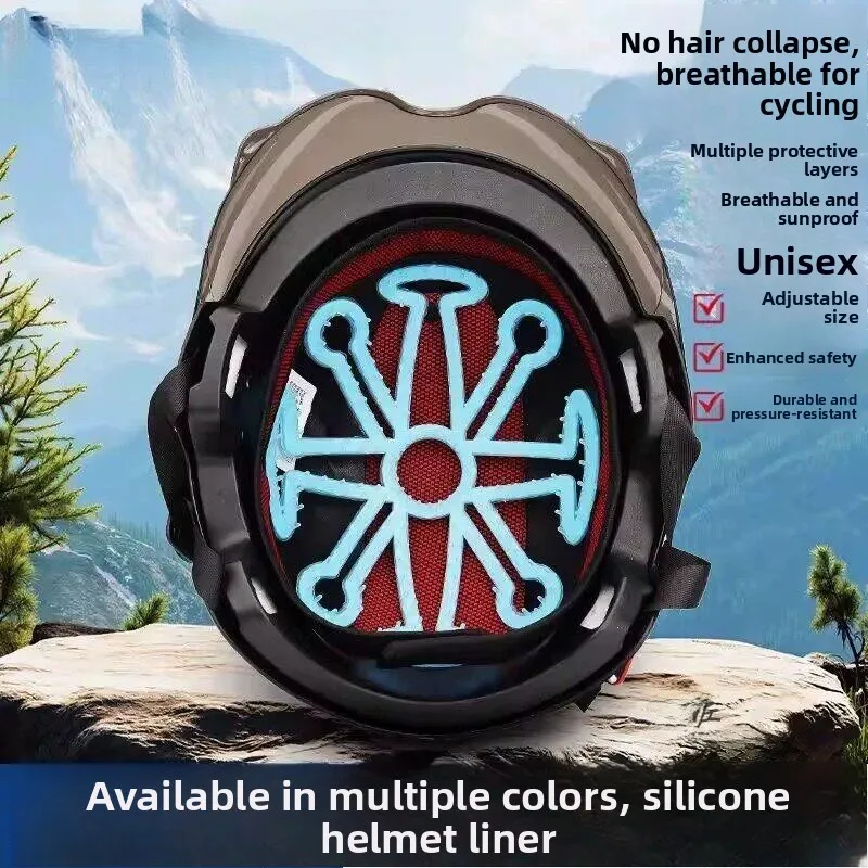 Anti-Pressure Hair Style Protective Silicone Pad Half Helmet Inner Liner Cycling Gear Unisex Lightweight Comfortable 200g
Anti-Pressure Hair Style Protective Silicone Pad Half Helmet Inner Liner Cycling Gear Unisex Lightweight Comfortable 200g