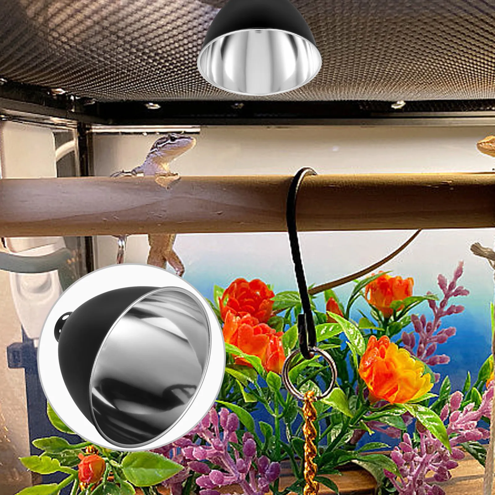 Reptile Heat Lamp Shade Iron Reflector Dome Lampshade Insulated for Reptile Tank Lamp Lampshade Accessory
Reptile Heat Lamp Shade Iron Reflector Dome Lampshade Insulated for Reptile Tank Lamp Lampshade Accessory
