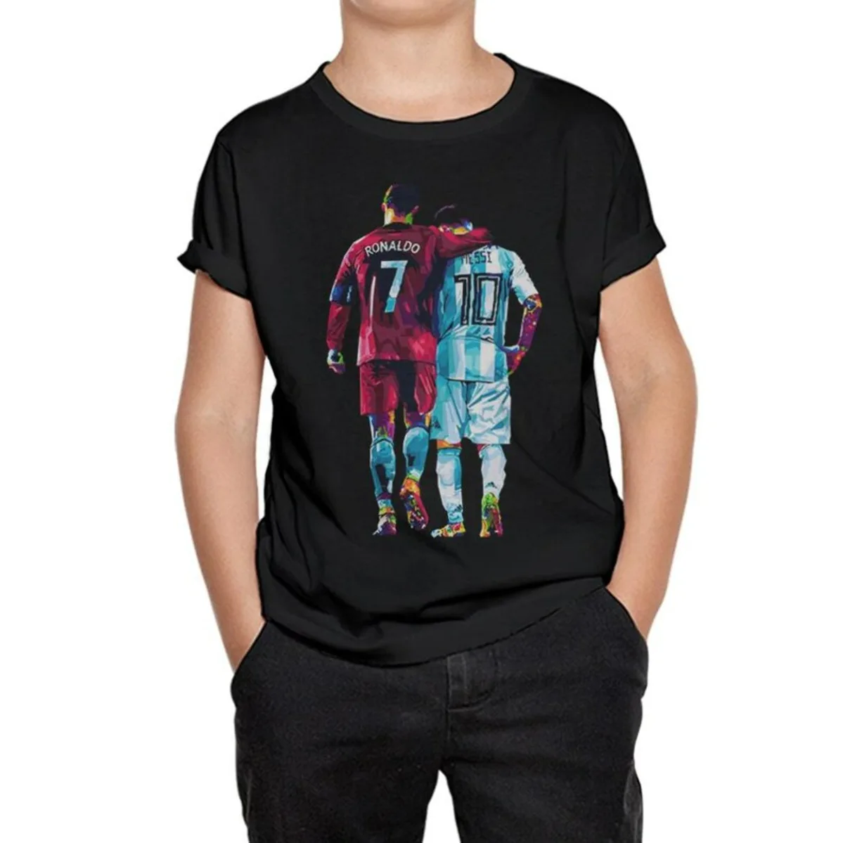 Football Legends Kids T-Shirt 100% Cotton Youth Soccer Fan Tee Short Sleeve Sports Shirt for Boys and Girls
Football Legends Kids T-Shirt 100% Cotton Youth Soccer Fan Tee Short Sleeve Sports Shirt for Boys and Girls