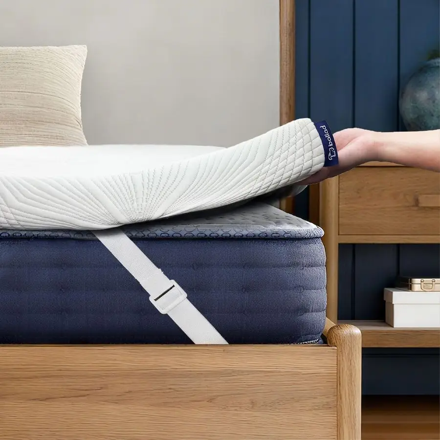 3 Inch Gel Memory Foam Mattress Topper Queen Size, High Density Cooling Pad with Premium Removable Cover, Pressure Relief Bed To
3 Inch Gel Memory Foam Mattress Topper Queen Size, High Density Cooling Pad with Premium Removable Cover, Pressure Relief Bed To