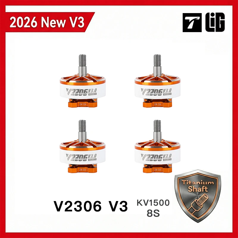 Velox V2306 V3.0 1500KV8S 1750KV 6S 1950KV 6S 2550KV 4S Brushless Motor for 5" FPV Drone Freestyle Racing High Torque Smooth DIY
Velox V2306 V3.0 1500KV8S 1750KV 6S 1950KV 6S 2550KV 4S Brushless Motor for 5" FPV Drone Freestyle Racing High Torque Smooth DIY