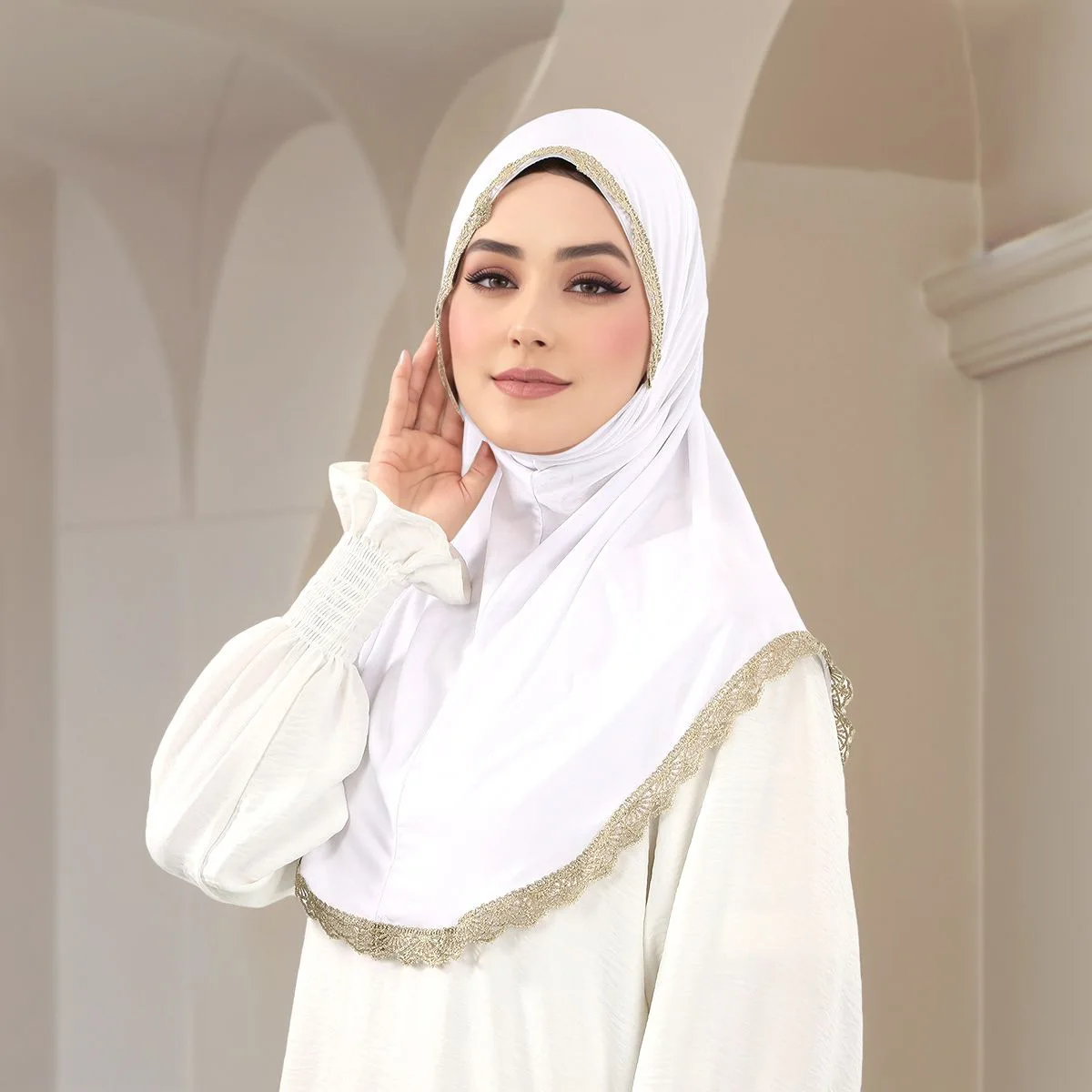 One Piece Amira Turban Scarf Muslim Hijab Women Islamic Headscarf Pull On Head Wrap Shawl Cover Hat Ramadan Niqab Turbante Mujer
One Piece Amira Turban Scarf Muslim Hijab Women Islamic Headscarf Pull On Head Wrap Shawl Cover Hat Ramadan Niqab Turbante Mujer