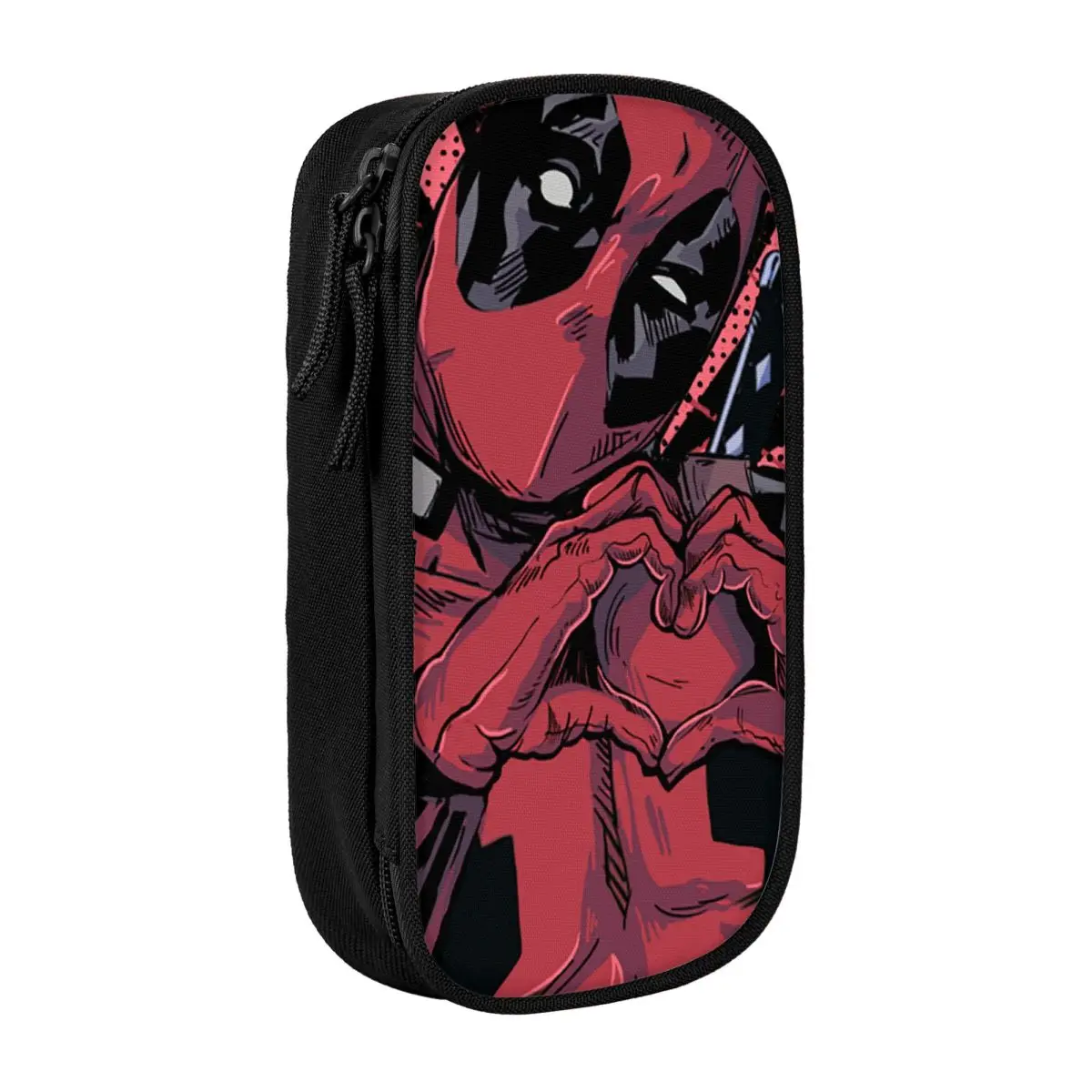 Deadpool Hand Heart Pencil Cases Pencil Box Pen for Student Large Storage Bags School Supplies Zipper Stationery
Deadpool Hand Heart Pencil Cases Pencil Box Pen for Student Large Storage Bags School Supplies Zipper Stationery