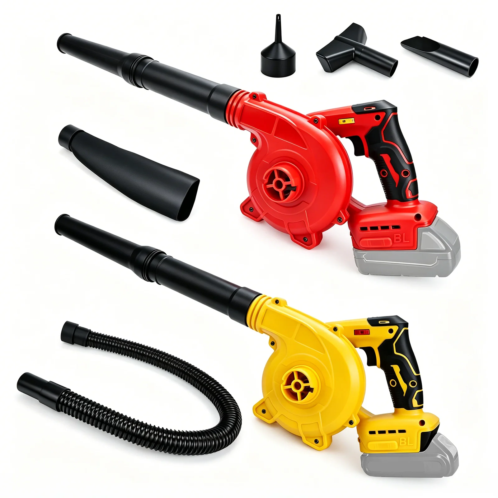 Brushless Leaf Blower for Dewalt/Milwaukee 18V 20V Battery 6-Speed 180MPH 2-in-1 Electric Blower and Vacuum Cleaner (No Battery)
Brushless Leaf Blower for Dewalt/Milwaukee 18V 20V Battery 6-Speed 180MPH 2-in-1 Electric Blower and Vacuum Cleaner (No Battery)