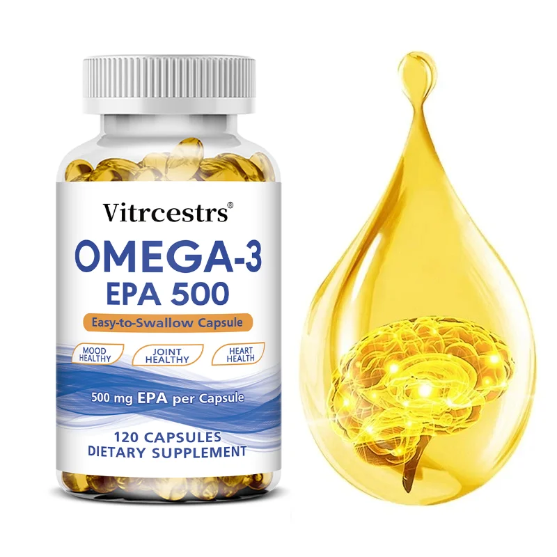Omega 3 & EPA Capsules, Natural Antioxidant, Support Nervous System, Joint Comfort, Skin & Hair Wellness, Easy to Swallow
Omega 3 & EPA Capsules, Natural Antioxidant, Support Nervous System, Joint Comfort, Skin & Hair Wellness, Easy to Swallow