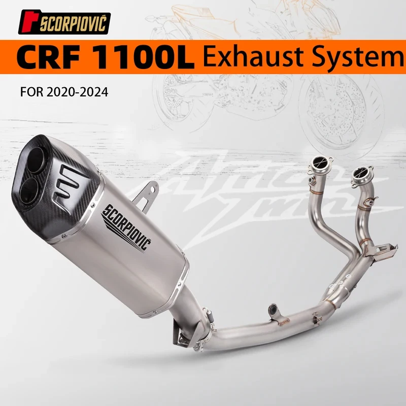 Off Road Motorcycle Modified Exhaust Middle Connect Pipe Original Port Design For CRF1100L CRF1100 Africa Twin
Off Road Motorcycle Modified Exhaust Middle Connect Pipe Original Port Design For CRF1100L CRF1100 Africa Twin