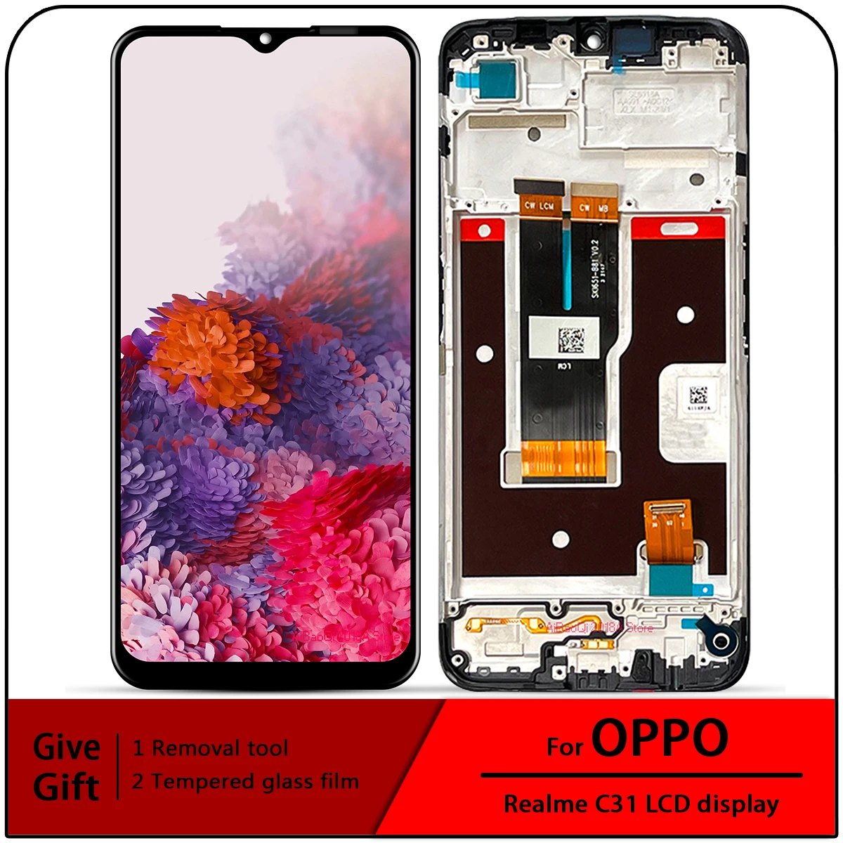 6.5" Original For OPPO Realme C31 LCD Display Screen Touch Panel Digitizer For Realme C31 LCD Frame Display
6.5" Original For OPPO Realme C31 LCD Display Screen Touch Panel Digitizer For Realme C31 LCD Frame Display