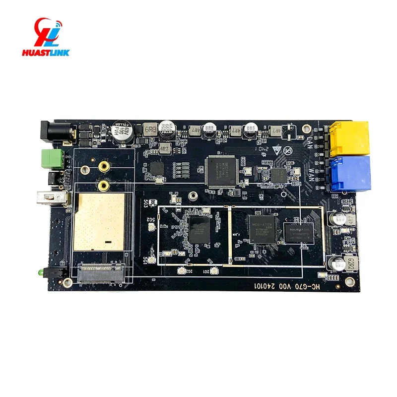 Huastlink New Router WiFi6 5G Dual Band Network Card HC-G70 PCBA 2.4G/5.8G OpenWrt Router Module Vehicle Router Mother Board
Huastlink New Router WiFi6 5G Dual Band Network Card HC-G70 PCBA 2.4G/5.8G OpenWrt Router Module Vehicle Router Mother Board