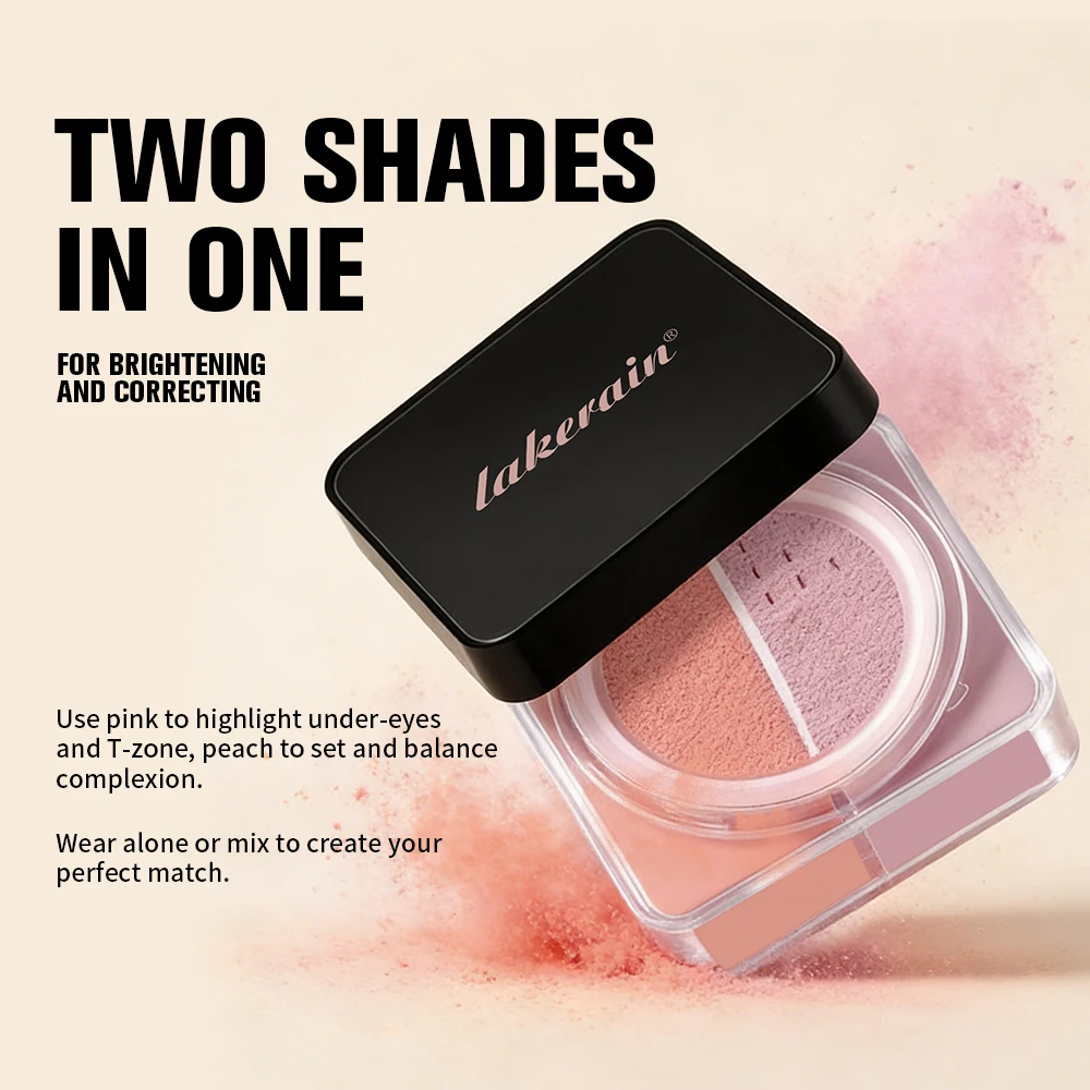 2 Tone Baking Loose Powder Brightening Correction Long Lasting Wear Smooth Matte Finish Oil Control Mild Concealer Loose Powder
2 Tone Baking Loose Powder Brightening Correction Long Lasting Wear Smooth Matte Finish Oil Control Mild Concealer Loose Powder