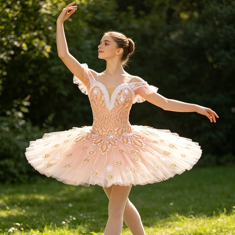 Gorgeous Sleeping Beauty professional ballet tutu peach peformance tutu pink flower fairy doll classical ballet costume JN9073
Gorgeous Sleeping Beauty professional ballet tutu peach peformance tutu pink flower fairy doll classical ballet costume JN9073