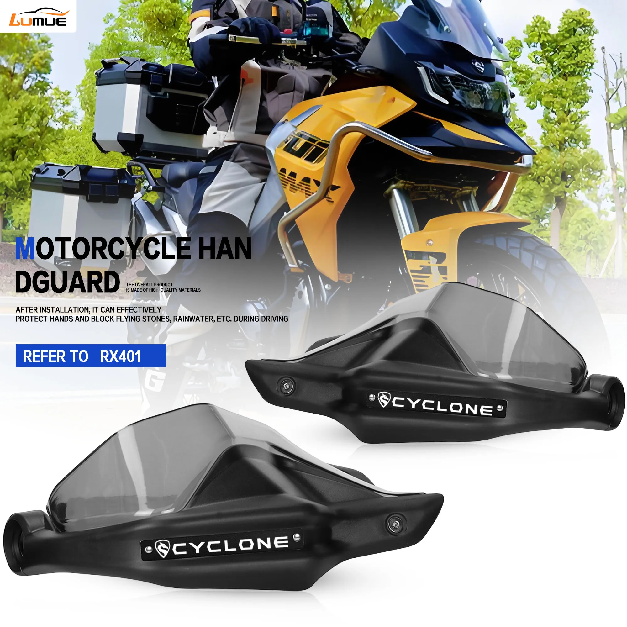For ZongShen Cyclone RX401 Motorcycle RX401 Handguard Hand Guards Shield with bracket Protector Windshield Handle Guard
For ZongShen Cyclone RX401 Motorcycle RX401 Handguard Hand Guards Shield with bracket Protector Windshield Handle Guard
