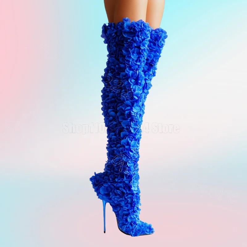 Blue Appliques Thigh High Pointed Toe Boots Side Zipper Women Shoes Thin High Heels New Party Banquet 2026 Zapatos Para Mujere
Blue Appliques Thigh High Pointed Toe Boots Side Zipper Women Shoes Thin High Heels New Party Banquet 2026 Zapatos Para Mujere