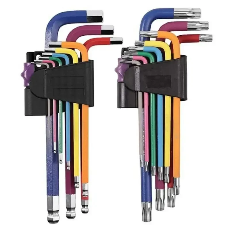 Color Magnetic High Hardness Hex Wrench Set Universal Metric Long Arm Ball End Hex Set Portable Extended Hex Color Wrench Set
Color Magnetic High Hardness Hex Wrench Set Universal Metric Long Arm Ball End Hex Set Portable Extended Hex Color Wrench Set