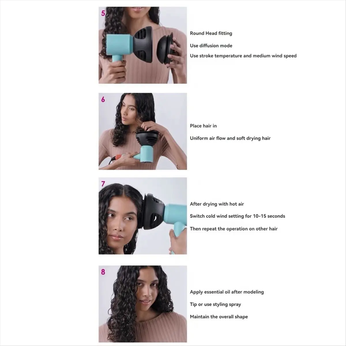 T70C! Diffuser Attachment for Dyson Hair Dryer HD16 Wave+Curl Dual Purpose Diffuser 2 in 1 Diffuser Nozzle Styling Tool
T70C! Diffuser Attachment for Dyson Hair Dryer HD16 Wave+Curl Dual Purpose Diffuser 2 in 1 Diffuser Nozzle Styling Tool